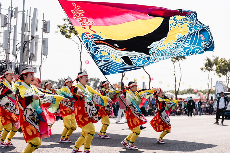 Performing groups from around the globe are here to entertain guests daily