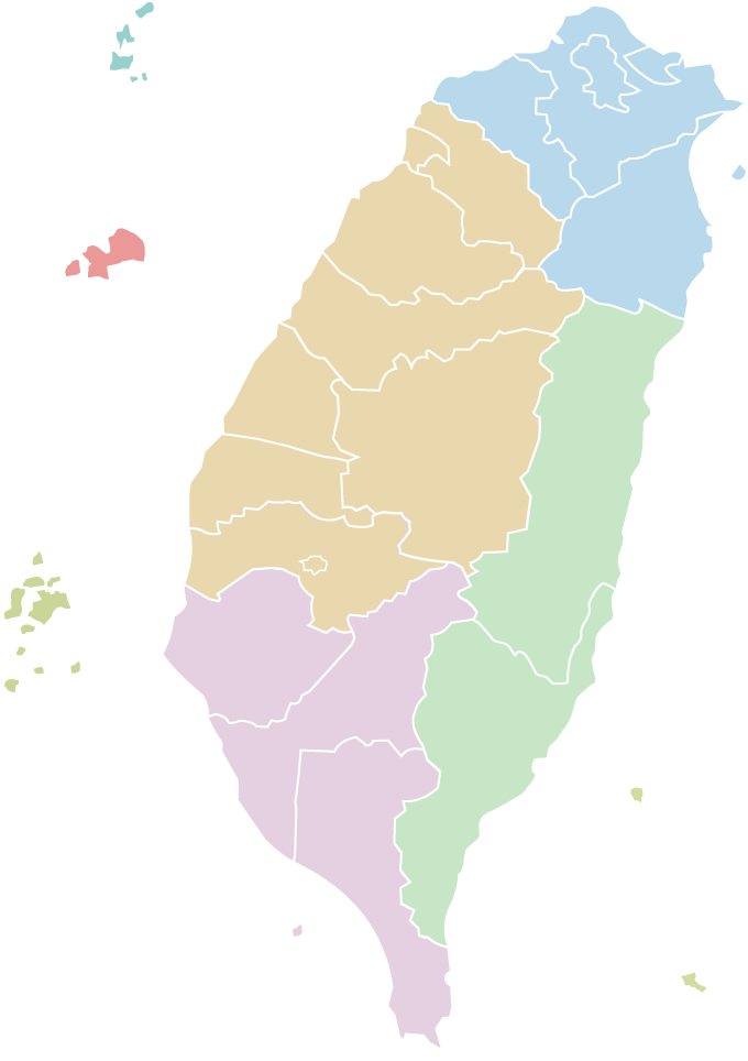 臺灣觀光圈專區地圖